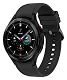 Samsung Galaxy Watch4 Classic, Runde Bluetooth Smartwatch, Wear OS, drehbare Lünette, Fitnessuhr, Fitness-Tracker, 46 mm, Black