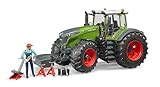 bruder 04041 - Fendt 1050 Vario mit Mechaniker & Werkstattausstattung - 1:16 Traktor Trecker Schlepper Bulldog Reparatur-Werkstatt Handwerker bworld