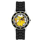 Pokémon Unisex-Kinder Analog Quarz Uhr mit Silikon Armband POK9048