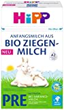 HiPP Milchnahrung aus Bio Ziegenmilch Pre Anfangsmilch aus Bio Ziegenmilch, 5er Pack (5 x 400g)