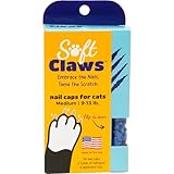 SOFTCLAWS® Krallenschutzes für Katzen - Medium - Blau