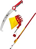 WOLF-Garten Set Profi-Astsäge+Obstpflücker+Alu-Stiel PCS PRO370/ZM-V4/RG-M NEU2018, Rot, 9x17,5x220 cm, 71BCJ002650