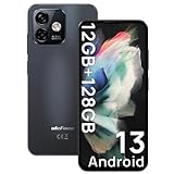 Ulefone Note 16 Pro Handy Android 13 Smartphone(2023), 12GB+128GB, 6.52" HD+ 5G WiFi, 50MP+8MP Dual Kamera, 4400mAh, Dual SIM 4G Smartphone Ohne Vertrag, Face ID/GPS/OTG/Schwarz