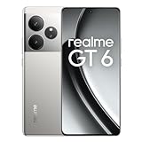 realme GT6 Smartphone 5G 16+512 GB, Snapdragon 8s Gen 3 Chipset, 6000nit Ultra Bright Display, Sony LYT-808 OIS Camera, 120W SUPERVOOC Charge, 5500mAh Massive Battery, Fluid Silver(no Adapter)