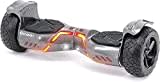 Robway X2 Hoverboard | Das Original - Offroad Edition - Marken Akku - Self Balance - Bluetooth Lautsprecher - App - Led (X2 Carbon, Offroad)