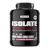 Weider Isolate Whey 100 CFM 2 Kg - 100% Aislado de Proteina de Suero/Alta Pureza y Calidad Superior