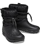 Crocs Damen Classic Neo Puff Luxe Boot W Schneestiefel, Schwarz (Black), 38-39 EU