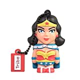 Tribe Warner Bros DC Comics Wonder Woman USB Stick 16GB Speicherstick 2.0 High Speed Pendrive Memory Stick Flash Drive, Lustige Geschenke 3D Figur, USB Gadget aus Hart-PVC mit Schlüsselanhänger – Mehrfarbig