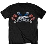 Rag'N'Bone Man Mics & Roses Tee T-Shirt Mens Black S