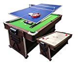 Simba Srl Billardtisch 7 FT und Tischhockey und Tischtennistisch und Tischdecke mod.Mattew