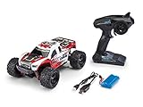 Revell X-TREME Cross Storm RC Monstertruck I Extremes Offroad-Erlebnis dank robustem Chassis & 4WD I Mit Überrollkäfig I 50 km/h Top-Speed dank leistungsstarkem Elektromotor I Ideal ab 14 Jahren, Rot