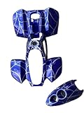 HMParts Verkleidung Plastik Set HMP Spider Style blau weiß Quad ATV Kinderquad 50-125 cmm