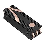 SABRENT M.2 Kühler, Aluminium SSD NVMe Kühlkörper, m.2 Heatsink mit Wärmeleitpad, HeatPipe Kühlkörper passend für PC, Desktop Computer, DIY Computerbauer, PS5 kompatibel (SB-HTSK)