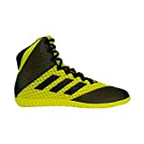 adidas Mat Wizard Hype EF2113 Wrestling-Schuhe, Weiß/Silber, Gelb, Schwarz, 46 2/3 EU