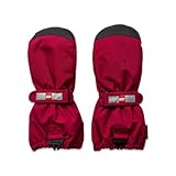 Kabooki Unisex Kinder LWATLIN 706-Fäustlinge mit Membran Fäustlinge, Dark Red, 122/128