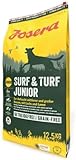 Josera Surf & Turf Junior 12,5 kg (1er Pack) | Premium Trockenfutter für Welpen | Junghunde | Aufzuchtfutter mit Lachs und Lamm