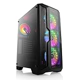 Basic Gaming PC mit Windows 11 Home | AMD Ryzen 5 5600G 6x4.4GHz | AMD Radeon | 500GB M.2 NVMe | 16GB DDR4 RAM | WLAN, Computer für Zocker, Gamer Desktop Rechner zum Spielen | A10020