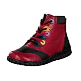 Gemini Damen Stiefel Schnürboot 033065-02 (Rot, numeric_41)