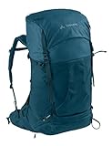 VAUDE Wanderrucksack Brenta 44+6l, wasserabweisender Rucksack Damen & Herren, komfortabler Trekkingrucksack mit integrierter Regenhülle, praktische Fächeraufteilung