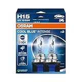 Osram COOL BLUE® INTENSE H15, +20% more brightness, up to 3,700K, halogen headlight lamp, LED look, Hanging folding box (2 lamps)