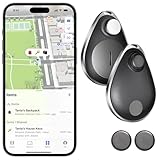 Utag GPS Tracker Versteckt 2 Pack, Bluetooth Tracker funktioniert mit Apple Find My (nur iOS), Verlorener Modus, Keine monatliche Mitgliedsgebühr, Geeignet für Kleidung, Rucksack, Schlüssel