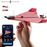 POWERUP 4.0. Smartphone gesteuertes Papierflugzeug Set der nächsten Generation. Einfache Handhabung durch Autopilot Funktion und integriertes Gyroskop. Für alle Hobbyflieger und begeisterten Piloten.