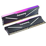 fanxiang RGB RAM 32GB (2x16GB) DDR4 3200MHz CL16 Desktop Memory, PC Arbeitsspeicher Kit mit Kühlkörper, XMP2.0, Hochleistung und Niedriger Stromverbrauch, Perfekt für Gaming und Multitasking