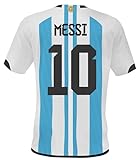 Argentinien Fußballtrikot #10 Copa Mundial, Weltmeisterschaft Retro, Camiseta Argentinien Numero 10, The G.O.A.T Jersey, Futbol, Albiceleste, Klein