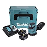 Makita DBO180RFJ Exzenterschleifer, 18 V LXT (2 x 3,0 Ah) aus Makpac