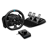 Logitech G923 Rennlenkrad und Pedale für Xbox X|S, Xbox One und PC + Racing Adapter für PRO Racing Wheel und Pedale, Driving Force Shifter, RS Shifter & Handbrake - Schwarz