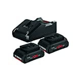 Bosch Professional 18V System Akku Starter-Set: 2x ProCORE18V 4.0Ah Akku + Schnellladegerät GAL 18V-40