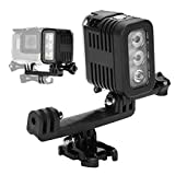 Tauchfülllicht Tragbares 30M Wasserdichtes LED-Video-Tauchfülllicht Unterwasser LED-Videoleuchte Unterwasser für GoPro Hero 4 Motion Kamera für Sportkamera Tauchfülllicht