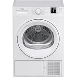 Beko DHC7512GX b300 Wärmepumpentrockner, Wäschetrockner, Frontlader, 7 kg Beladungskapazität, 15 Programme, Sonsortrocknung, Knitterschutz, Allergikergeeignet, Säulenfähig, Schontrommel, Weiß