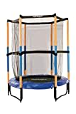 Hudora 65596 Hornet Kindertrampolin Jump In - Trampolin mit Sicherheitsnetz - 140 cm, blau