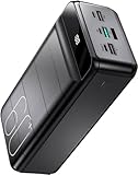 Power Bank 60000mAh, 22,5W Powerbank PD USB C Schnellladefunktion Externe Akku mit LED-Display, 4 Ausgänge und 3 Eingänge, kompatibel mit iPhone, Tablets, iPad usw