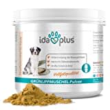 Ida Plus - 100% Grünlippmuschelpulver für Katzen - 250 g - Grünlippmuschel zur Unterstützung der Gelenkfunktion - Vollfettqualität - ohne Zusätze - mit Glykosaminoglykanen, Omega 3, Calcium, Magnesium