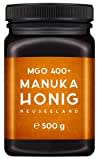 MELPURA Manuka Honig MGO 400+ 500g aus Neuseeland mit zertifiziertem, natürlichem Methylglyoxal-Gehalt – Laborgeprüft, verifizierte Herkunft, fairer Handel direkt vom Erzeuger