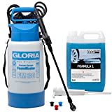 detailmate Vorwäsche Set: ValetPRO Foamula 1 (5L) - Snow Foam + Gloria Foammaster FM 30-3L + Dispenser Pumpe