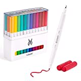 XINART Dual Tip Stifte für Cricut Maker 3 / Explore 3 Air 2 / Air, Dual Tip Markierungsstifte Set mit 33 Farben Schreibstift Kompatibel mit Cricut Cutting Machine (0,4 Tip & 1,0 Tip, 36er Packung)