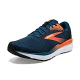 Brooks Herren Ghost 16 Sneaker, Blue Opal Black Nasturtium, 44 EU