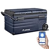 AAOBOSI 75 L Kompressor Kühlbox, Auto Kühlbox Mit WIFI-APP-Steuerung USB-Anschluss, 12/24 V und 100-240 V Kühlbox bis -20 °C für Auto, Lkw, Boot, Reisemobil, Camping