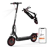 EVERCROSS EV10K PRO E Scooter mit Straßenzulassung, 10'' Faltbarer Electric Scooter ABE, Elektroroller Erwachsene mit App & LED Display, 400W Motor, 10,4AH Batterie, 20 KM/H, duales Bremssystem