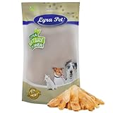 Lyra Pet® 1 kg Kaninchenohren | Naturbelassener Kausnack | Gut verträgliches Leckerli | Ideale Proteinquelle für Hunde | Reich an Kollagen | Fettarm & nährstoffreich | Schonend getrocknet