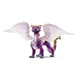 schleich BAYALA 70762 Nachtdrache - Drache Fantasievolle Mythische Drachenfigur mit Flügeln und Glitzernden Schuppen Figuren für Jungen und Mädchen ab 5, Dunkellilafarben