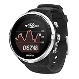 Suunto 9 GPS Sports Watch with Long Battery Life and Wrist-Based Heart Rate,Black