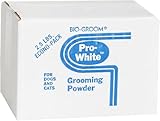 Bio-Groom Pro-White Hunde-Pflegepuder – Schutz vor hartem Fell, Badezubehör, Welpenwäsche, Katzen- und Hundepflegezubehör, tierversuchsfrei, hergestellt in den USA, Hundepulver für Geruch, 1,1 kg Box