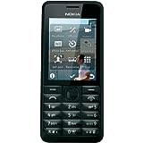 Nokia A00011072 301 Smartphone (6,1 cm (2,4 Zoll) Display, 3,2 Megapixel Kamera, Stereo FM, 64 MB interner Speicher) schwarz