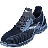 Atlas Sicherheitsschuhe Runner 95 ESD S3 (Mikrofaser, Dämpfungssystem, atmungsaktiv, Funktionsfutter, ESD, Black Grey) Arbeitsschuhe (eu_Footwear_Size_System, Adult, Numeric, medium, Numeric_44)