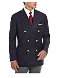 Lacoac Herren Zweireihiger Blazer mit Knöpfen, Abendessen, formelle Uniform, Spitzenrevers, Smokingjacke