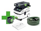 Festool Absaugmobil CTL MIDI I CT-F Edition CLEANTEC (mit Hauptfilter, SELFCLEAN Filtersack, Saugschlauch, Sauger-Fernbedienung)